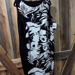 New Connected Black/White dress with tags 16W